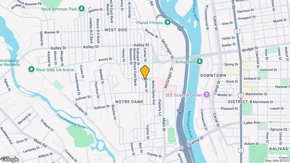 310 Cartier St Map and Location Details