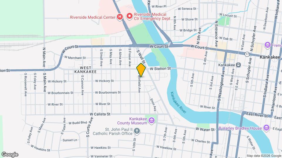 1095 W Hickory St, Unit 2 Map and Location Details