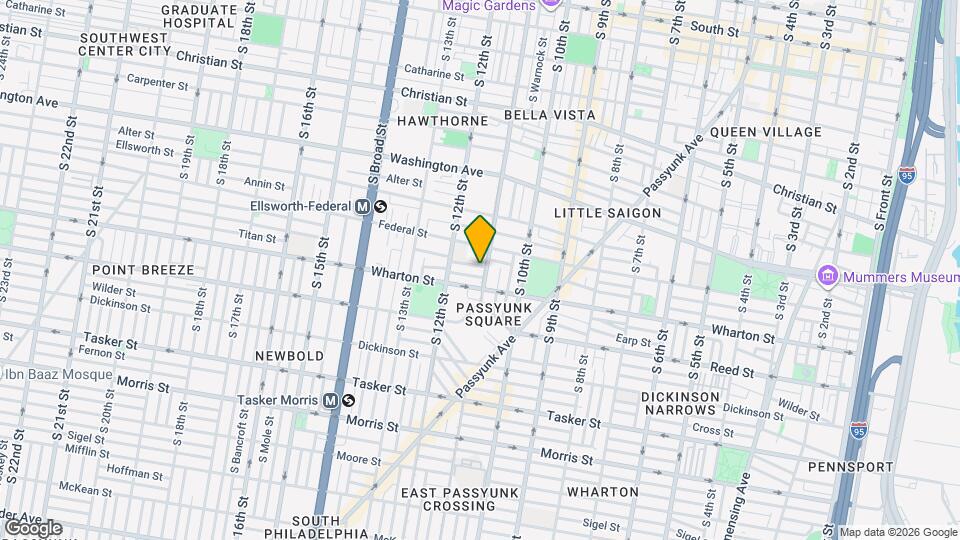1222 S 11th St Map and Location Details