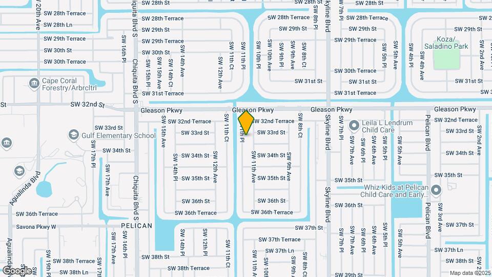 3307 SW 11th Pl Map and Location Details