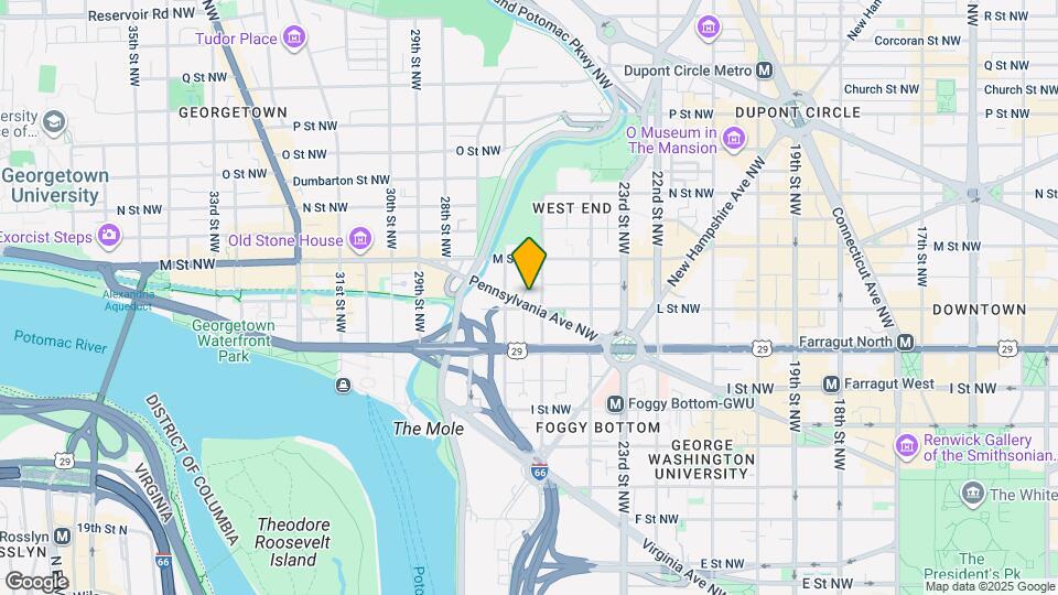 2517 Pennsylvania Ave NW Map and Location Details