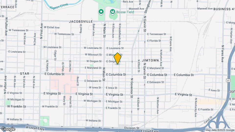 118 E Maryland St Map and Location Details