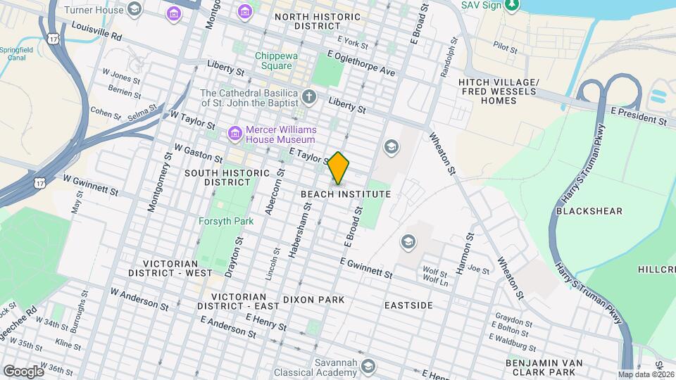 532 E Gaston St Mapa y Detalles de la Ubicación