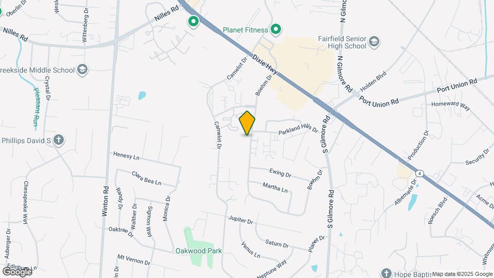 5312 Boehm Dr Map and Location Details