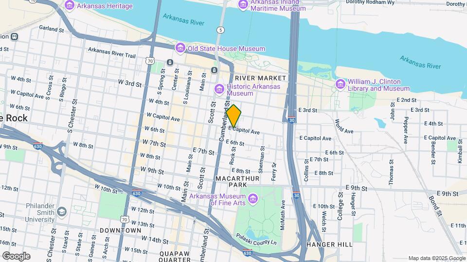 500 Rock St Map and Location Details