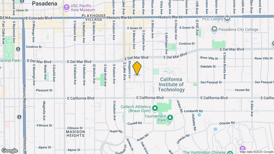 975 San Pasqual Apartments Map and Location Details