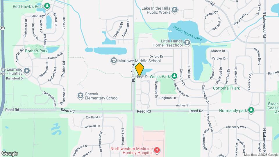 9861 Thornton Way Map and Location Details