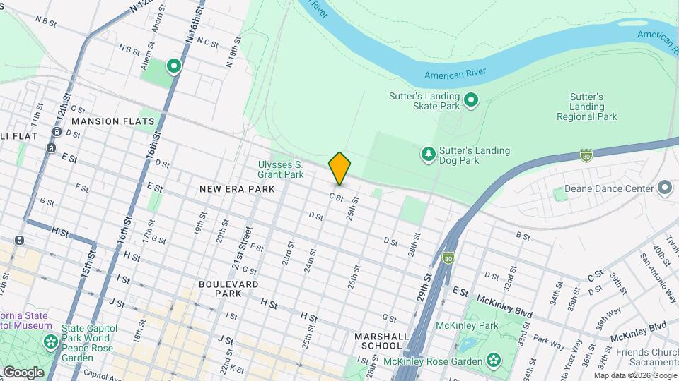 219 24th St Map and Location Details