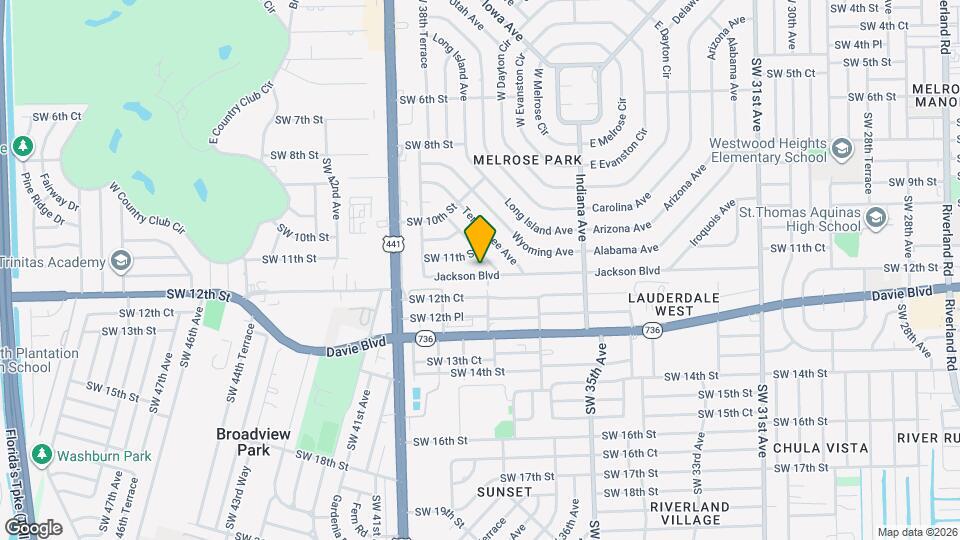 3781 Jackson Blvd Map and Location Details