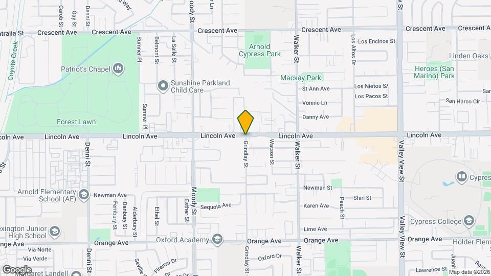 Cypress Park Senior Community Map and Location Details