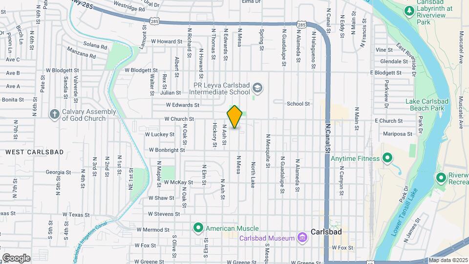 701 N Mesa Map and Location Details