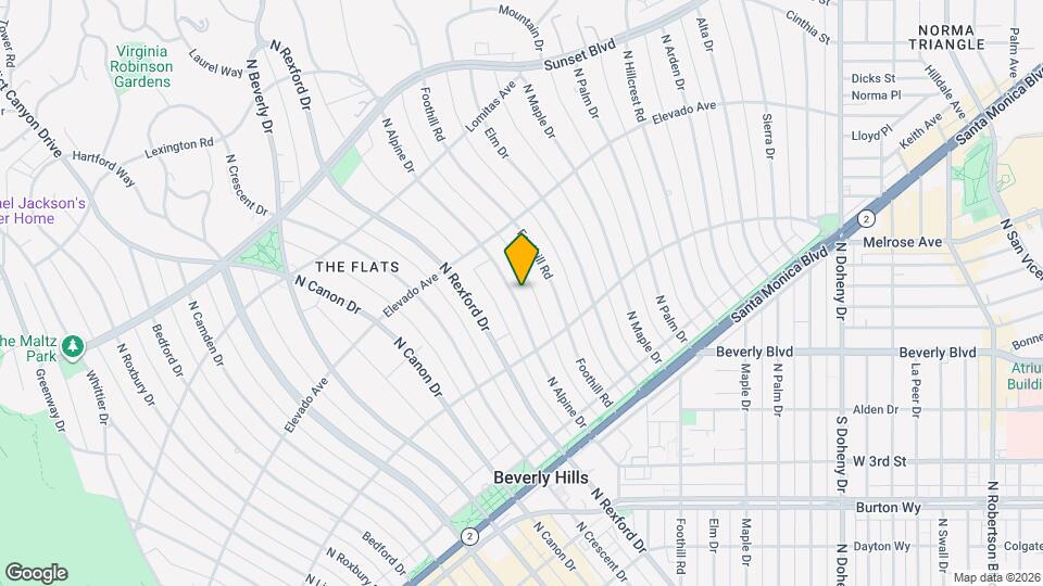 616 N Alpine Dr Map and Location Details