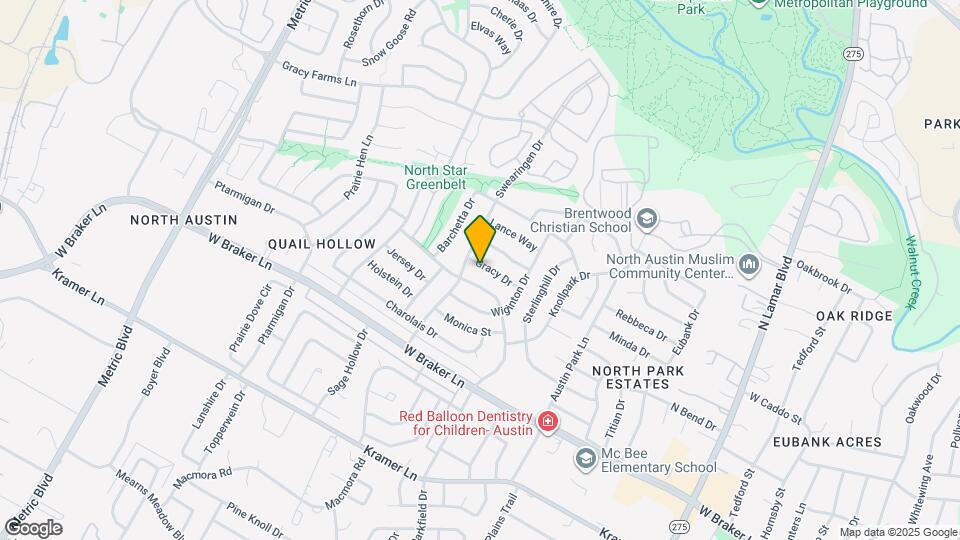 1413 Gracy Dr Map and Location Details