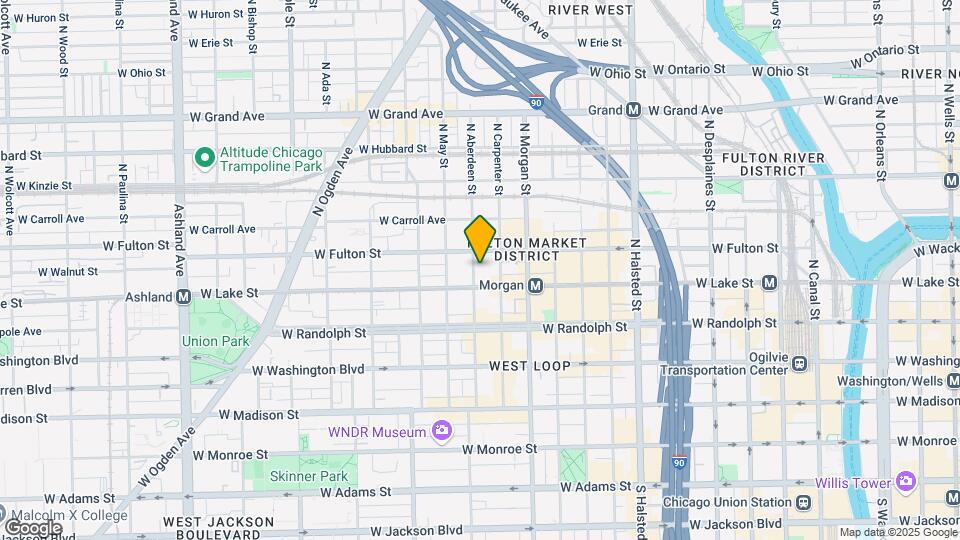 215 N Aberdeen St, Unit 503B Map and Location Details