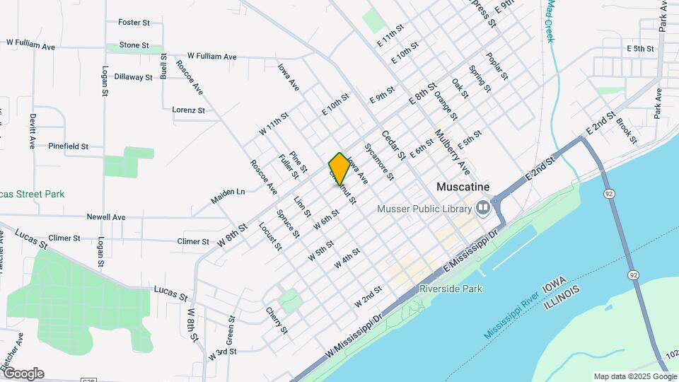 612 Chestnut St, Unit 4 Map and Location Details