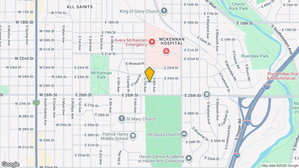 1714 S 7th Ave Map and Location Details