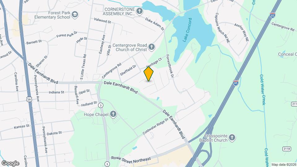 2423 Galena Ln Map and Location Details