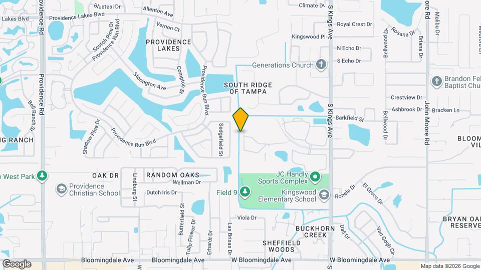 2718 Conch Hollow Dr Map and Location Details