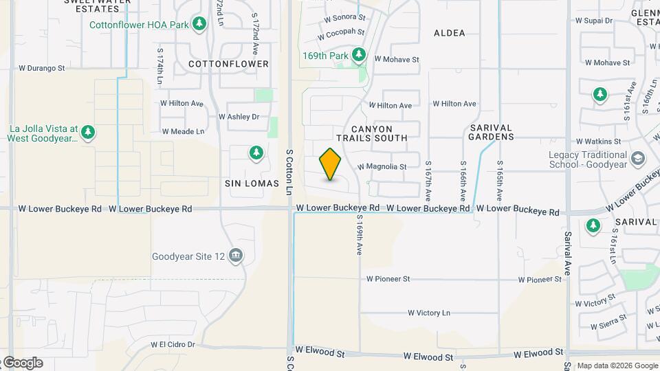 16982 W Rio Vista Ln Map and Location Details