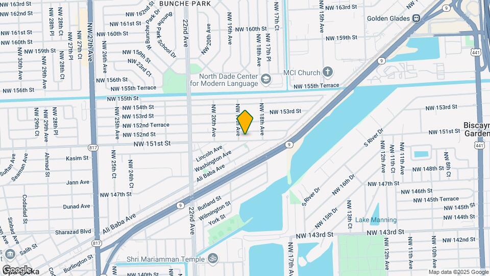 1875 NW 151st St Mapa y Detalles de la Ubicación