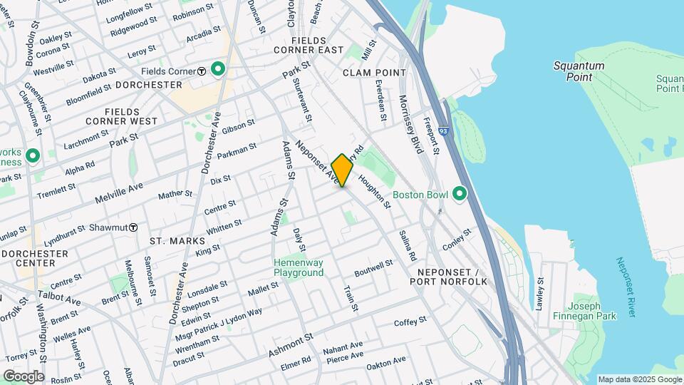 107 Neponset Ave, Unit 2 Map and Location Details