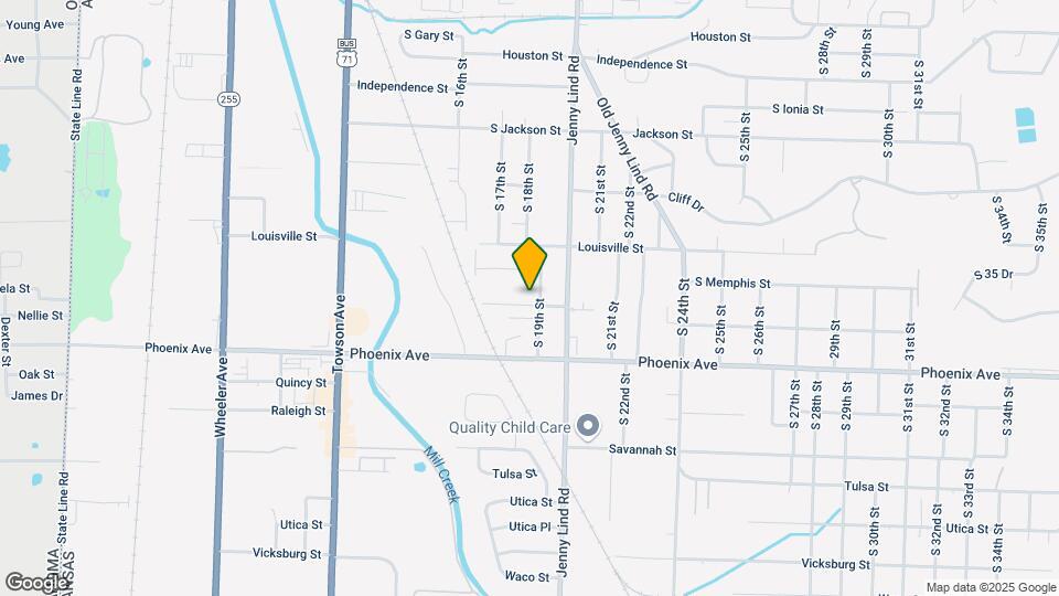 1811 Osage St Map and Location Details
