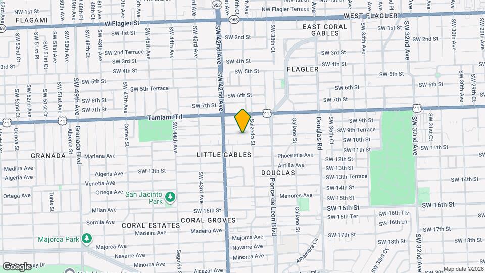 4026 SW 9th Terrace Map and Location Details