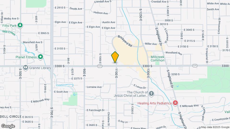 1079 E 3300 S Map and Location Details