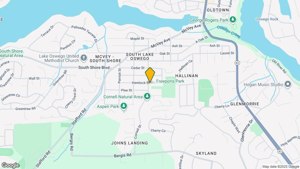 1425 Cornell St Map and Location Details