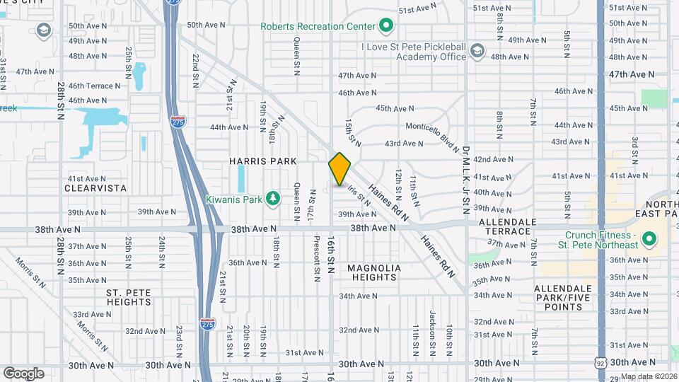 1528 41st Ave N Map and Location Details