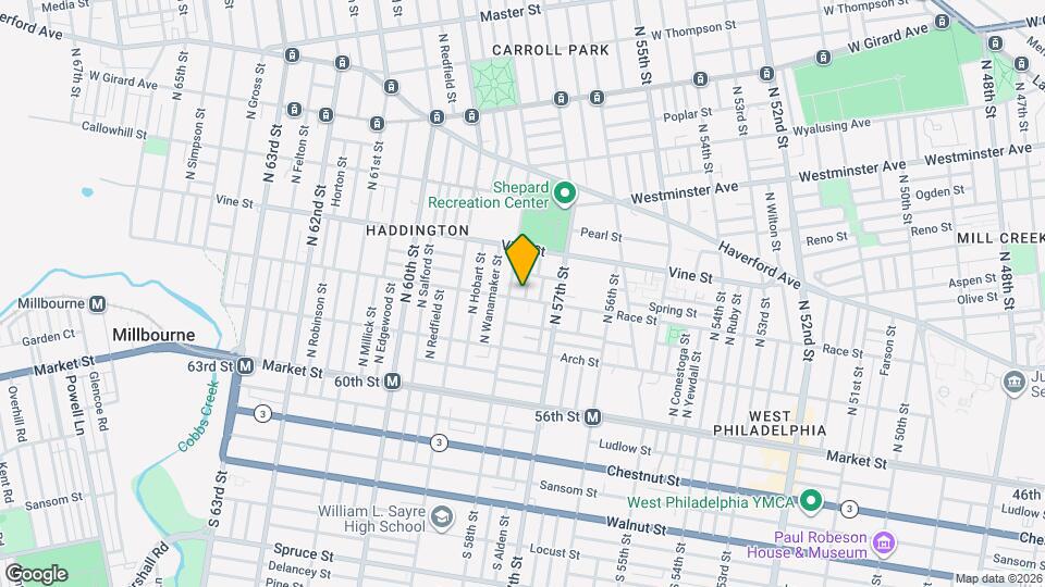 5735 Race St Map and Location Details
