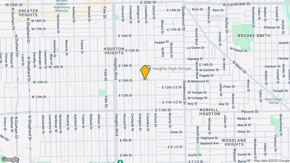 1247 Columbia St Map and Location Details