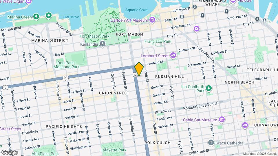 2642 Van Ness Ave Map and Location Details