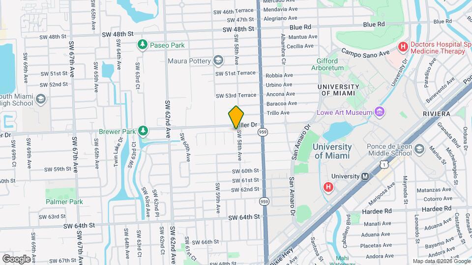 5631 SW 58th Ct Map and Location Details