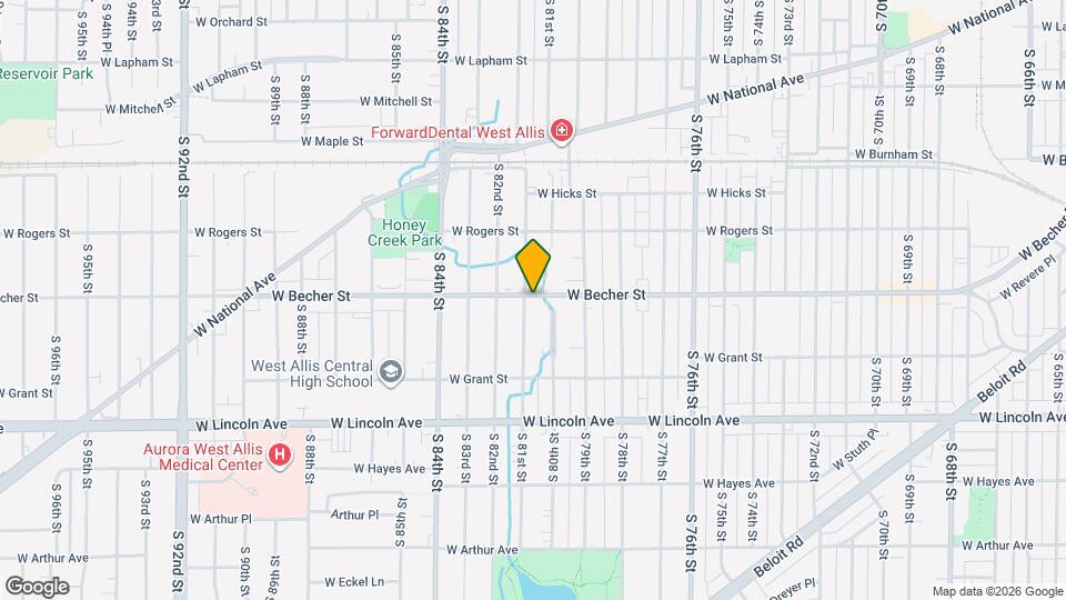 2100 S 81st St Map and Location Details