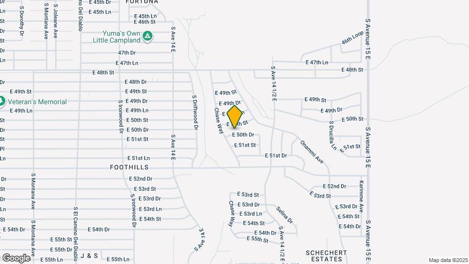 14324 E 50th Dr Map and Location Details