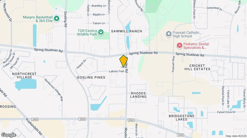 5110 Lakota Trail Mapa y Detalles de la Ubicación