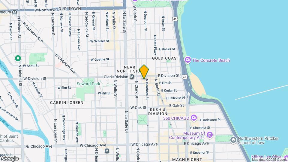 1154 N Dearborn St, Unit M07B Mapa y Detalles de la Ubicación