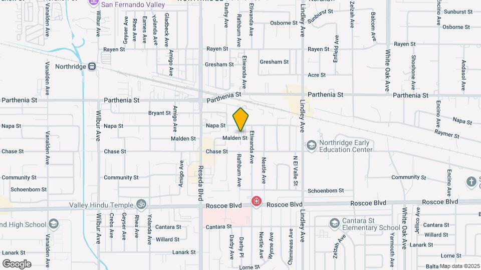 18325 Malden St Mapa y Detalles de la Ubicación