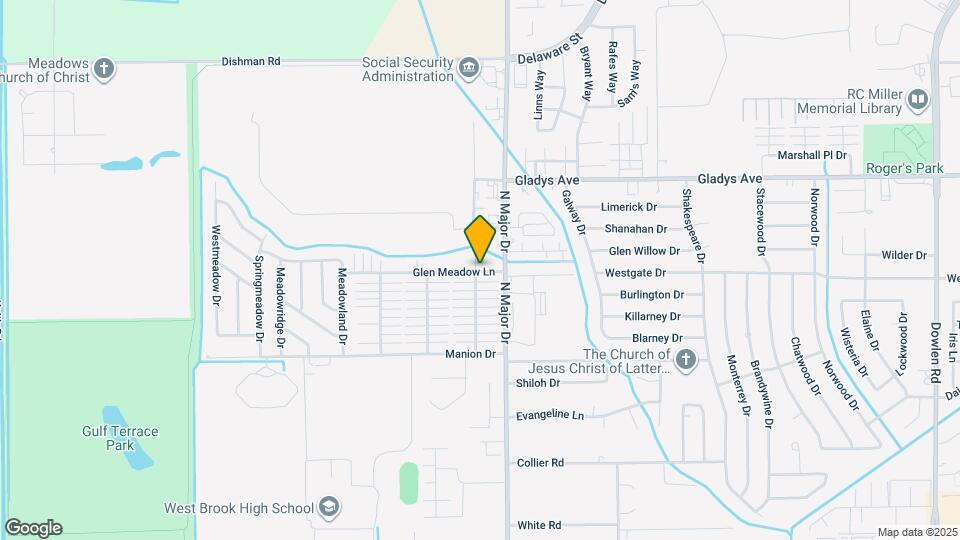 8540 Glen Meadow Ln Map and Location Details