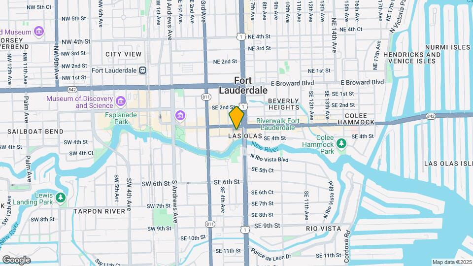 Icon Las Olas Map and Location Details