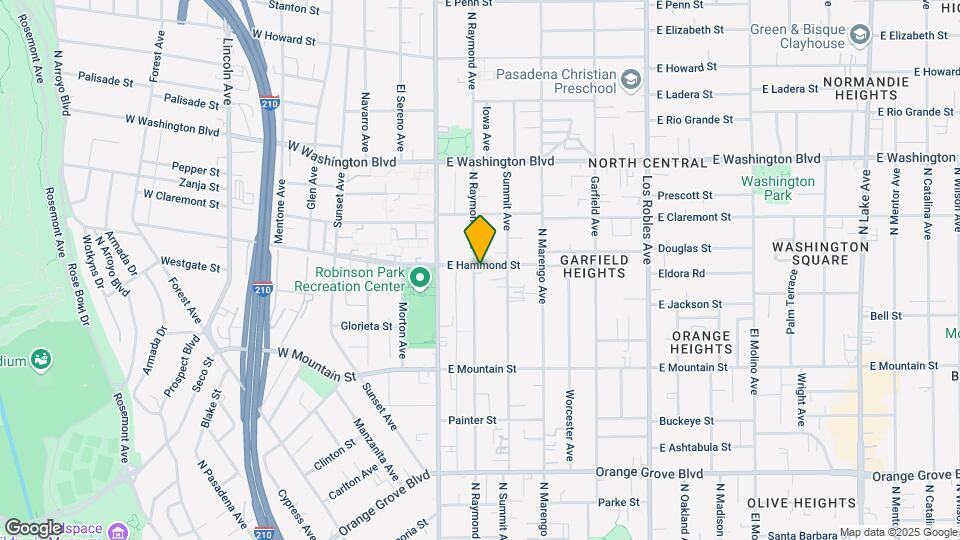 1108 N Raymond Ave Map and Location Details