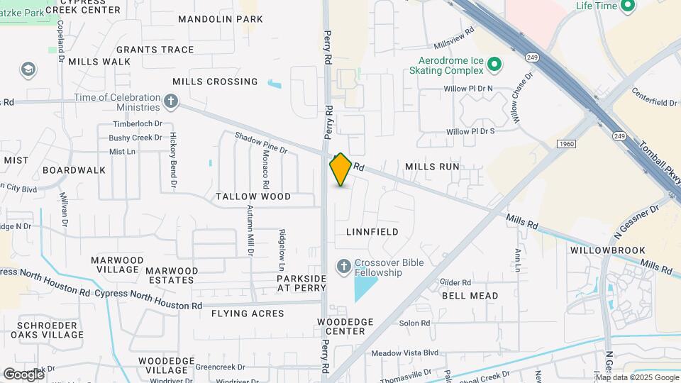 9515 Denfield Ln Map and Location Details