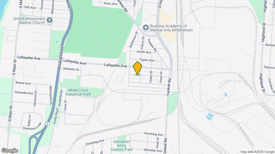 1520 Lawn Ave Map and Location Details