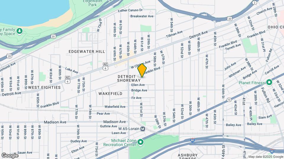 Franklin House Apartments Mapa y Detalles de la Ubicación