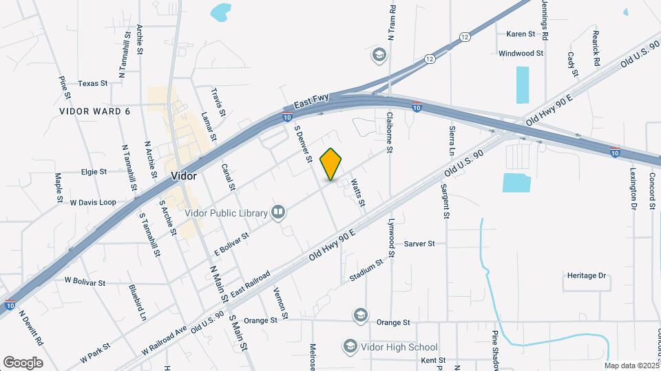 640 E Bolivar St Map and Location Details