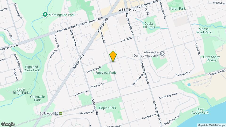 127 Poplar Rd Map and Location Details