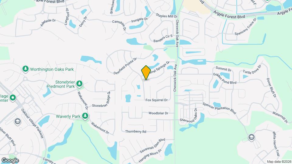 3679 Double Branch Ln Map and Location Details