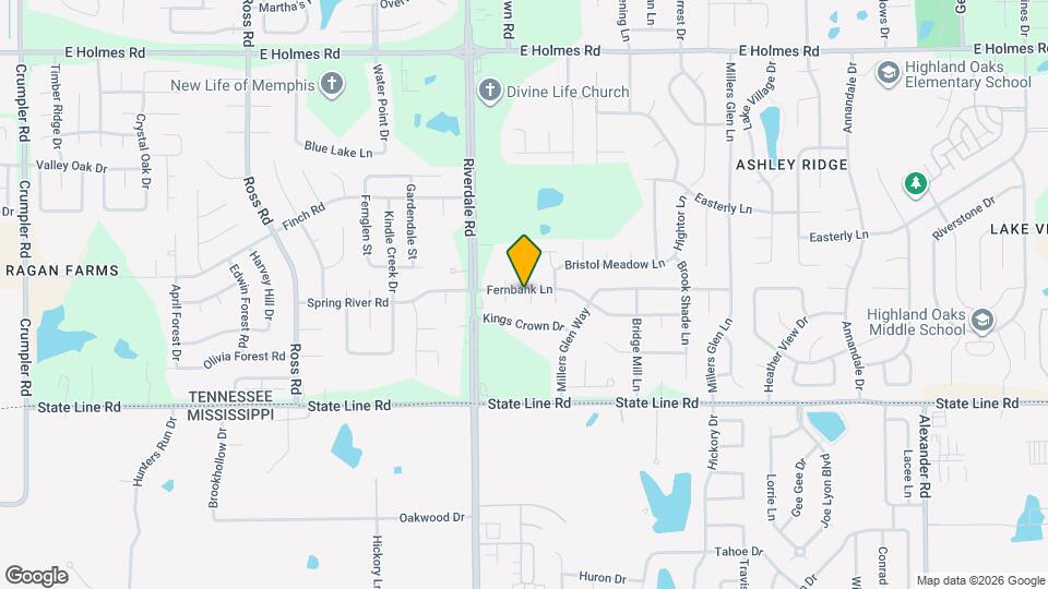 7031 Fernbank Ln Map and Location Details