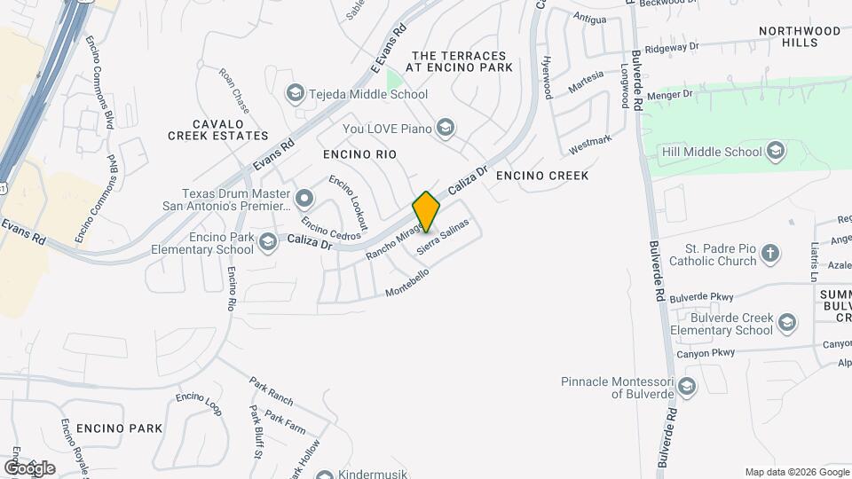 2719 Sierra Salinas Map and Location Details